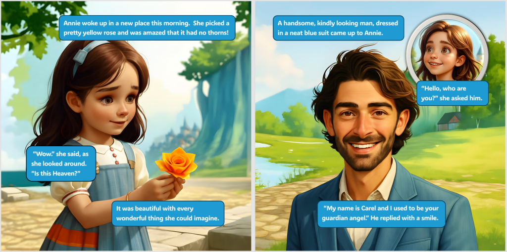 An excerpt for the children's book: "Annie's Heavenly Home".